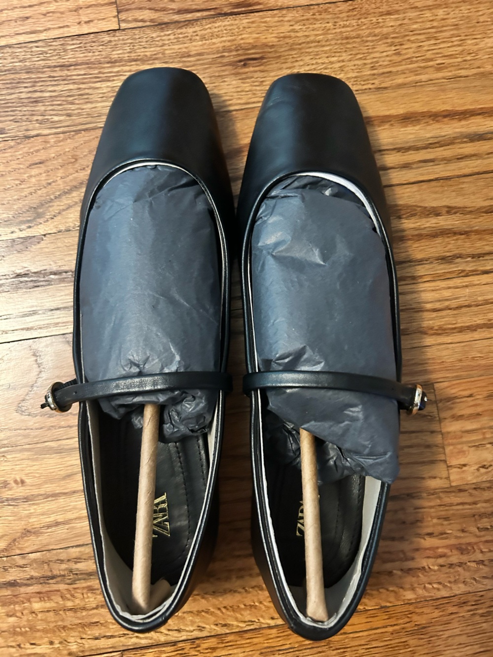 Zara leather ballet flats - Picture 6 of 16